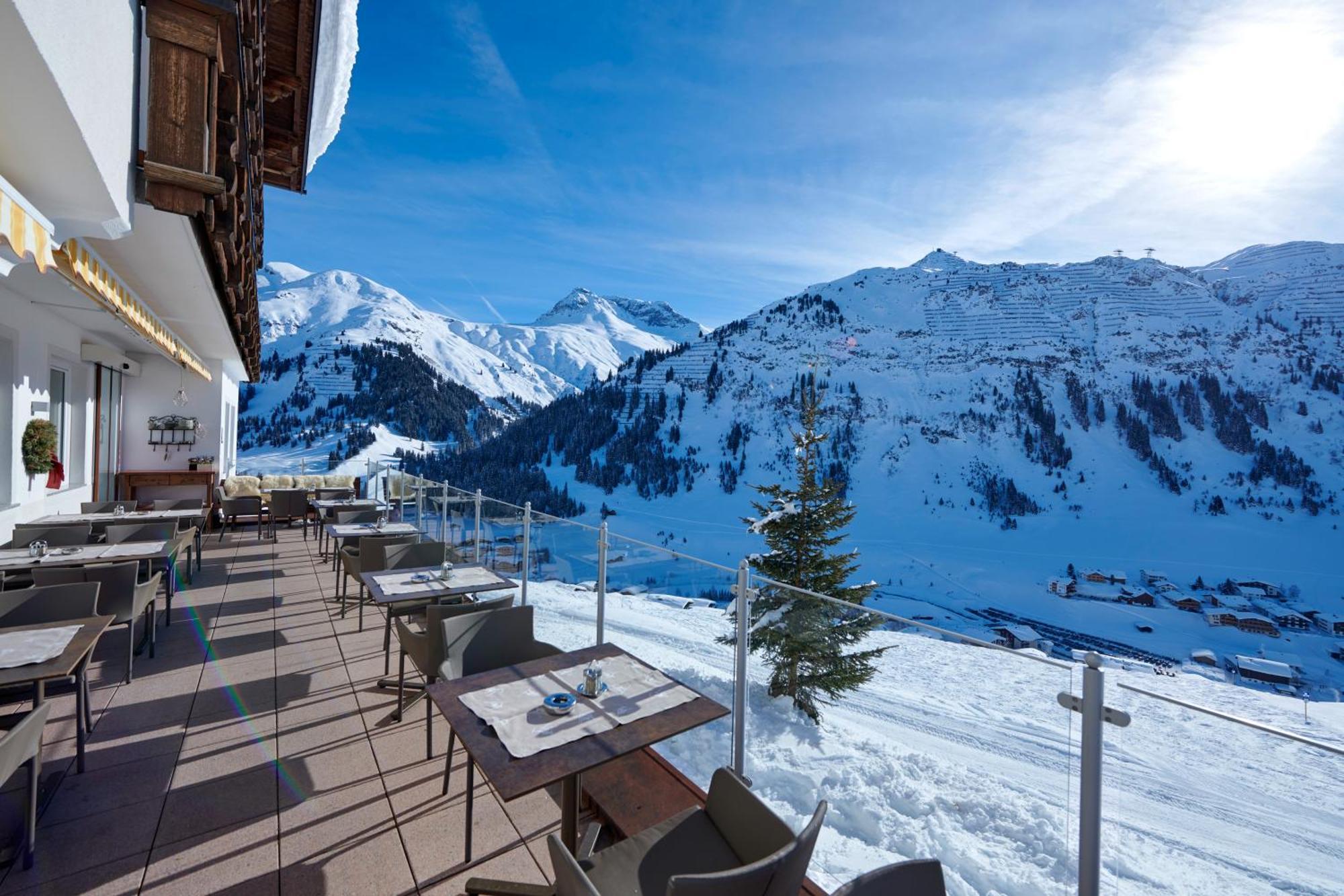 Hotel Restaurant Formarin Oberlech Exterior foto